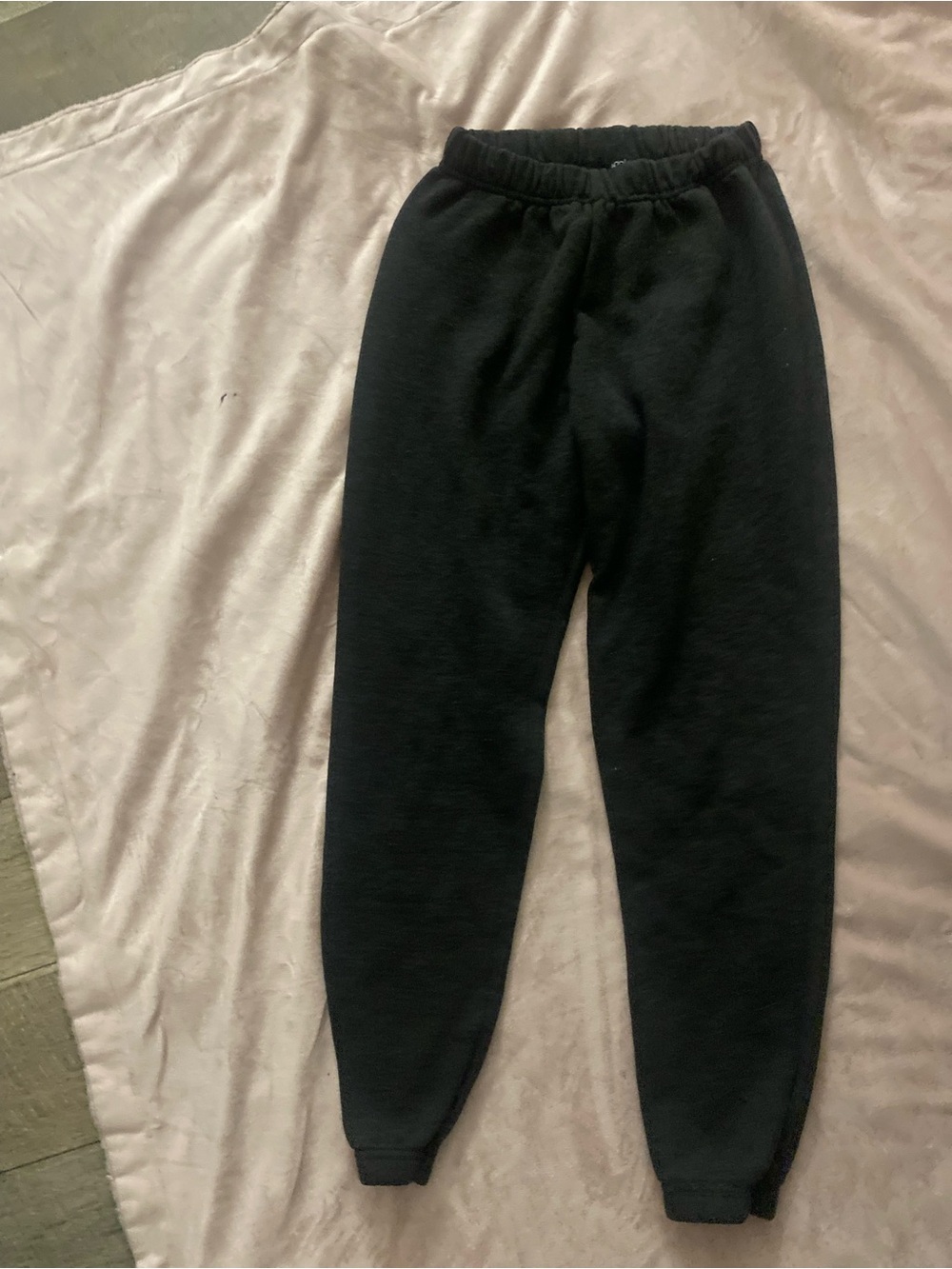 Boohoo Black Elastic Waist Jogger Sweatpants